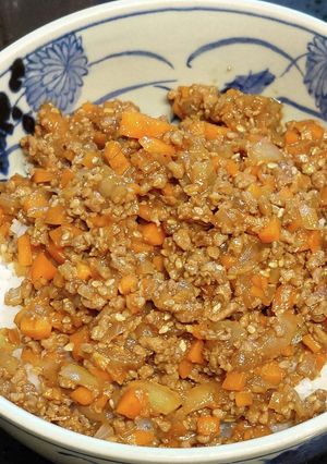 味噌そぼろ丼-レシピのメイン写真