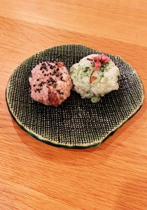 春のおにぎり-レシピのメイン写真