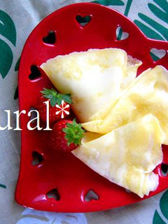 レンジでチンの簡単クレープ-レシピのメイン写真