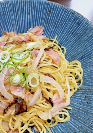 たまねぎとベーコンの和風パスタ-レシピのメイン写真