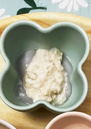 里芋のササミのせ　離乳食中期冷凍ストック-レシピのメイン写真