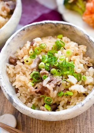 焼肉のタレで作る◎牛肉の炊き込みご飯-レシピのメイン写真