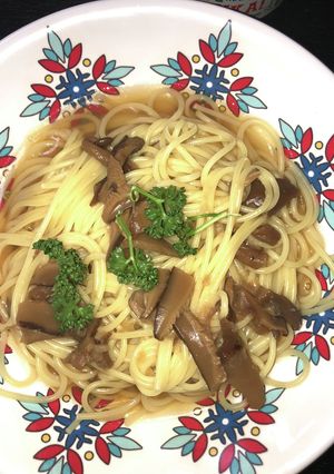 3種のきのこの和風スープパスタ！-レシピのメイン写真
