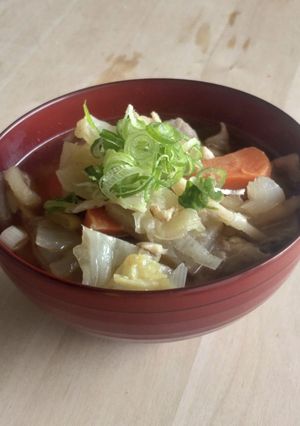 化学調味料なし★具だくさん豚汁★キャベツ-レシピのメイン写真