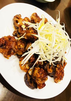 蓮根が主役の黒酢酢豚-レシピのメイン写真