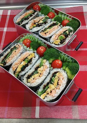 小４野球っ子へ♡ごはんサンド弁当-レシピのメイン写真