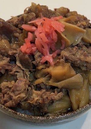 贅沢✨牛すじ入り手作り牛丼-レシピのメイン写真