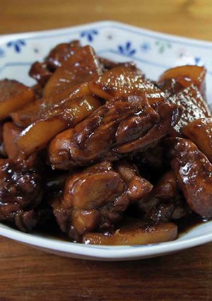 鶏肉と大根の黒酢煮込み-レシピのメイン写真