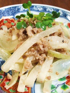 ◆大根&玉葱のクレマヨ炒め◆-レシピのメイン写真