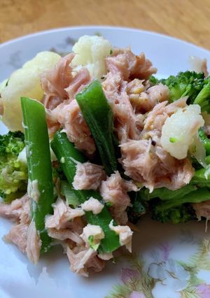 温野菜とツナの粒マスタード和え-レシピのメイン写真