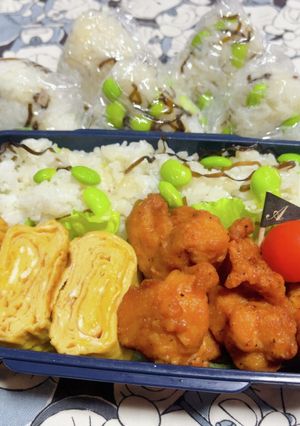 時短お弁当盛り付け記録　部活弁当１-レシピのメイン写真