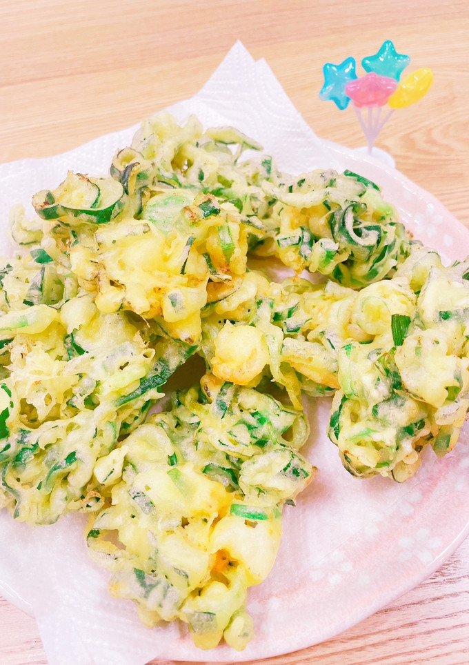 青ねぎとシーフードミックスのかき揚げ-レシピのメイン写真