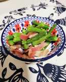 いんげんとベーコンの創味シャンタン炒め