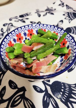 いんげんとベーコンの創味シャンタン炒め-レシピのメイン写真