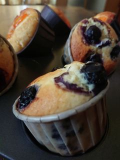 ブルーベリーとクリームチーズのマフィン-レシピのメイン写真