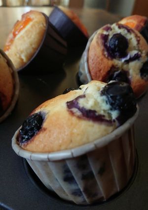 ブルーベリーとクリームチーズのマフィン-レシピのメイン写真