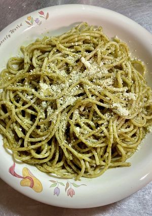 ミックスナッツのジェノベーゼパスタ-レシピのメイン写真