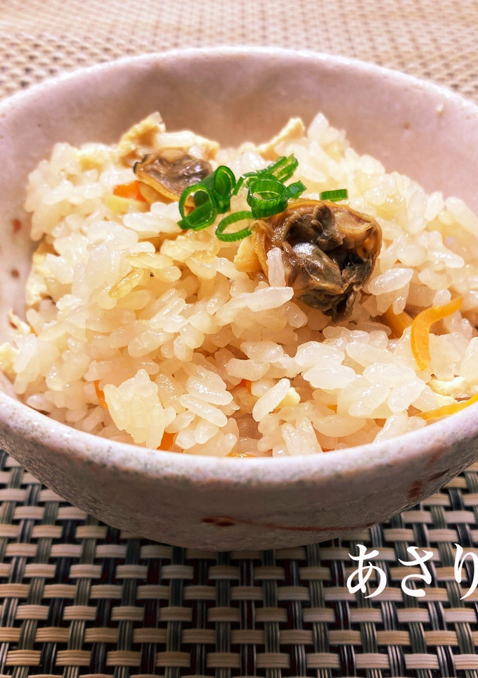 あさりの炊き込みご飯-レシピのメイン写真