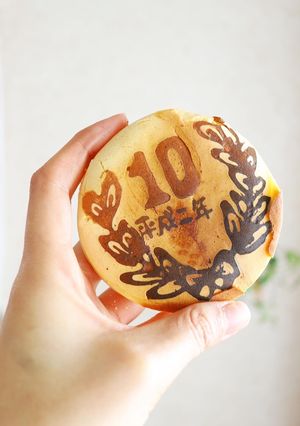 パンケーキ型で簡単！10円パン-レシピのメイン写真