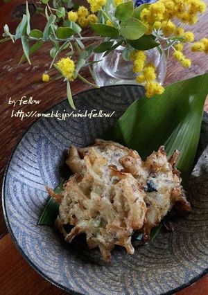 鯖缶とチヂミ粉の落とし上げ-レシピのメイン写真