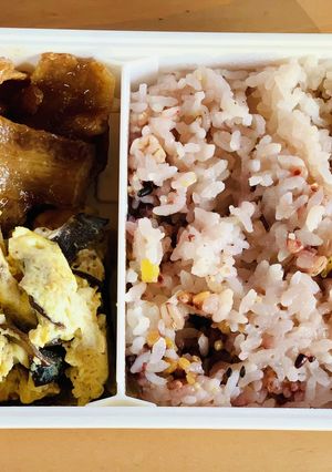 豚肉の生姜焼きと生木耳の卵とじ弁当-レシピのメイン写真