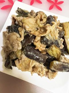ラー油が香るナス味噌炒め なすび大量消費-レシピのメイン写真