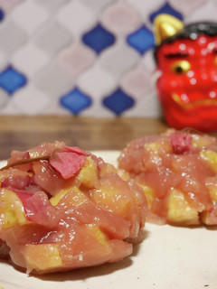 米粉 de 桜色の鬼まんじゅう-レシピのメイン写真