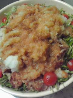 おろし焼き豚☆中華ドレッシングがけ♪-レシピのメイン写真