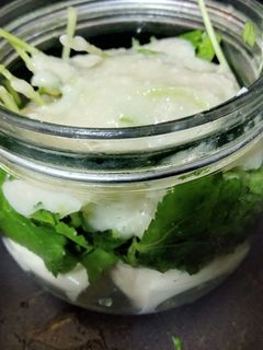 三つ葉と豆腐の塩麹漬け-レシピのメイン写真