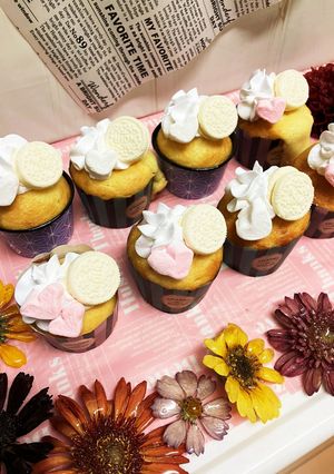 ホワイトデーにHMで簡単マフィン-レシピのメイン写真