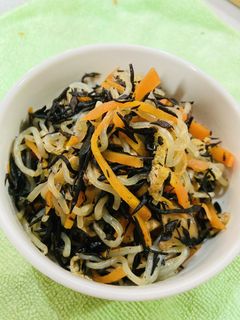 ひじきの炒り煮!ヘルシーかさ増しレシピ♪-レシピのメイン写真