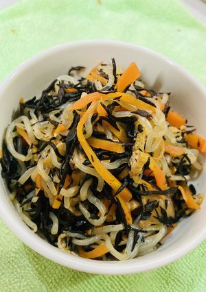 ひじきの炒り煮！ヘルシーかさ増しレシピ♪-レシピのメイン写真