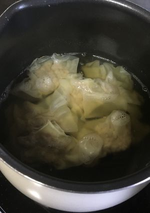 シャキッと蓮根のワンタンスープ-レシピのメイン写真
