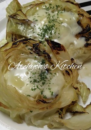 簡単!春キャベツステーキ-レシピのメイン写真