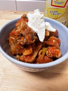 炒めて煮る!モツが柔らか☆トマト煮込み-レシピのメイン写真