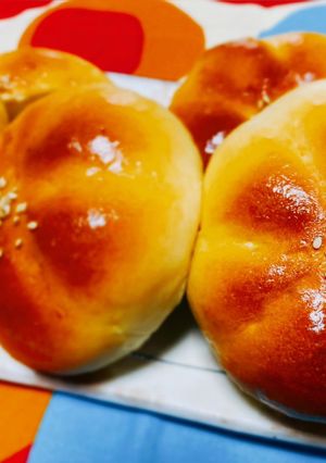 ふわふわ柔らか〜いカボチャあんぱん-レシピのメイン写真