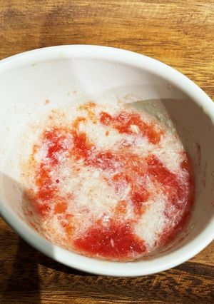 鶏胸肉とフルーツトマト離乳食冷凍ストック-レシピのメイン写真