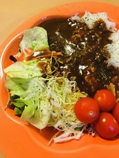 市販サラダ活用●サラダカレー-レシピのメイン写真