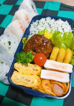 時短お弁当盛り付け記録　部活弁当２-レシピのメイン写真