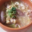 ウィンナーとひき肉の卵とじスープ♪