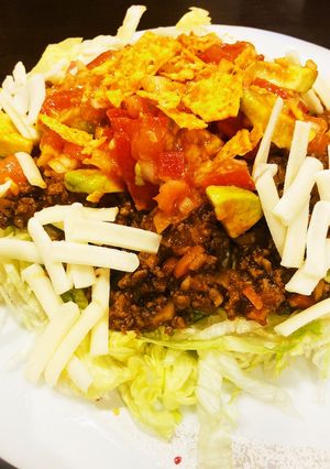 野菜たっぷりタコライス-レシピのメイン写真