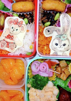 シェリーメイ&ステラ・ルー弁当～♪-レシピのメイン写真