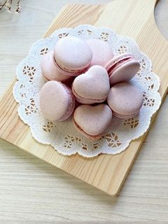 成功率高め♡ベリーピンクマカロン-レシピのメイン写真