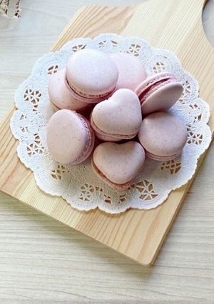 成功率高め♡ベリーピンクマカロン-レシピのメイン写真