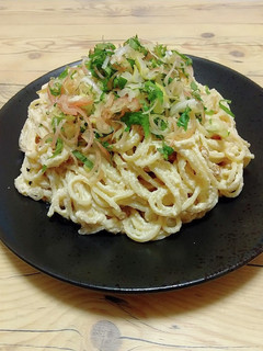 簡単!薬味たっぷり☆納豆と豆腐のパスタ-レシピのメイン写真