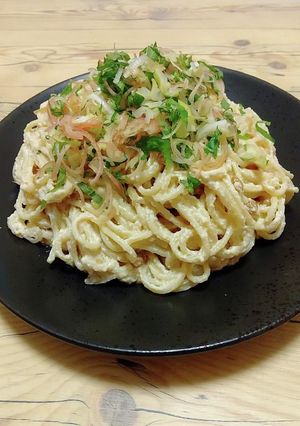 簡単！薬味たっぷり☆納豆と豆腐のパスタ-レシピのメイン写真