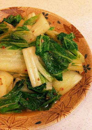 香ばしいピリ辛アジア風白菜炒め-レシピのメイン写真