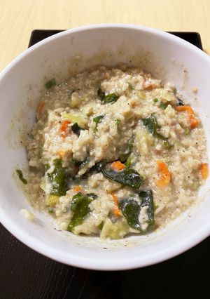 食物繊維！具だくさんオートミール-レシピのメイン写真