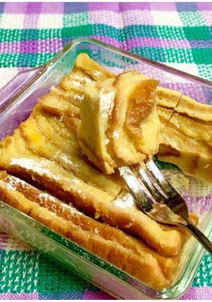 パンの耳で♡フレンチトースト レンジ-レシピのメイン写真