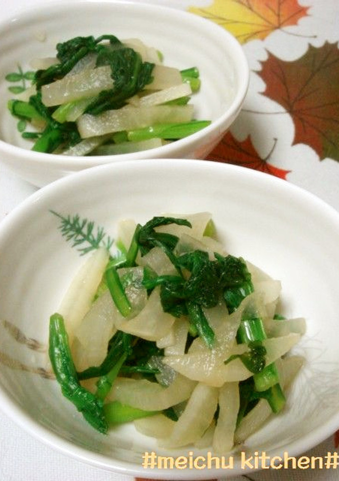 冬～春菊と大根のさっぱり酢の物♪-レシピのメイン写真